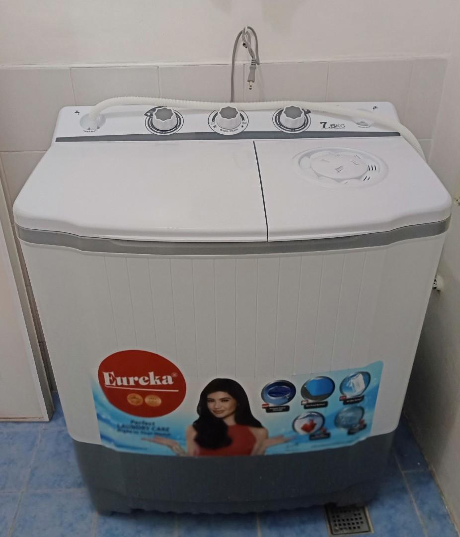 EUREKA WASHING MACHINE 7.5KG TWIN TUB EWM 750D ELITE TV Home