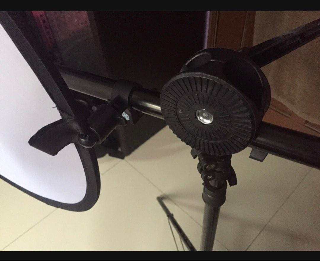 Extendable Reflector Holder 65CM TO 175CM Studio Reflector Holder Arm with Swivel Grip Head