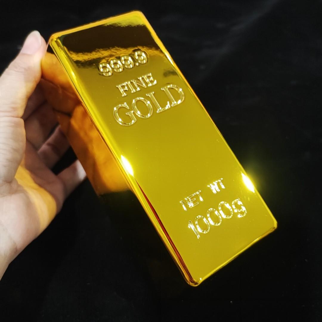 Fake Gold Bar 1000g Decoration, Hobbies & Toys, Collectibles