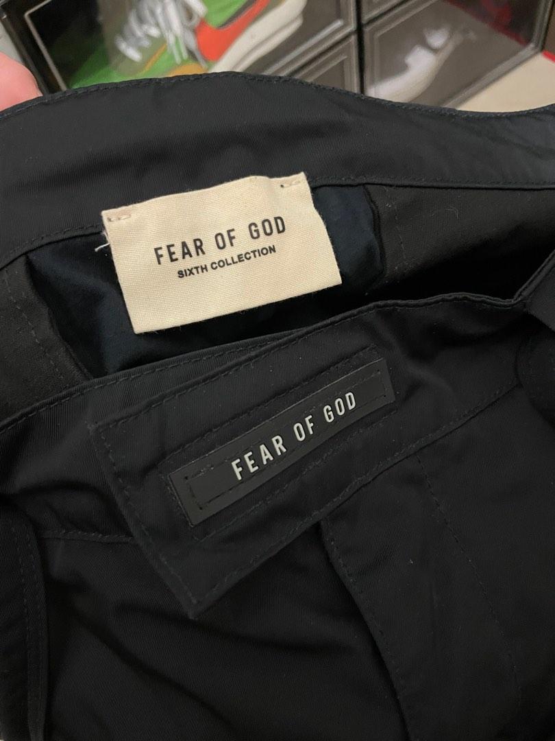Fear of god Sixth Collection Nylon Cargo Navy Snap Pants Size L