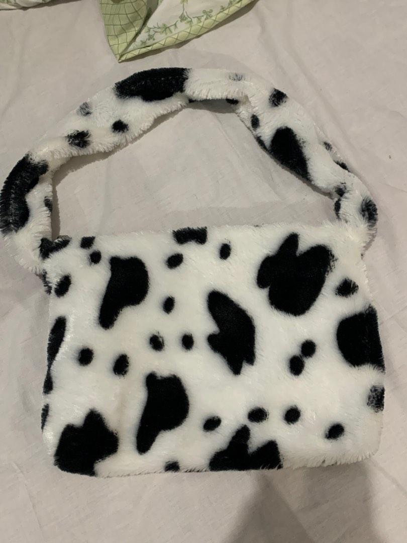 fluffy satchel bag