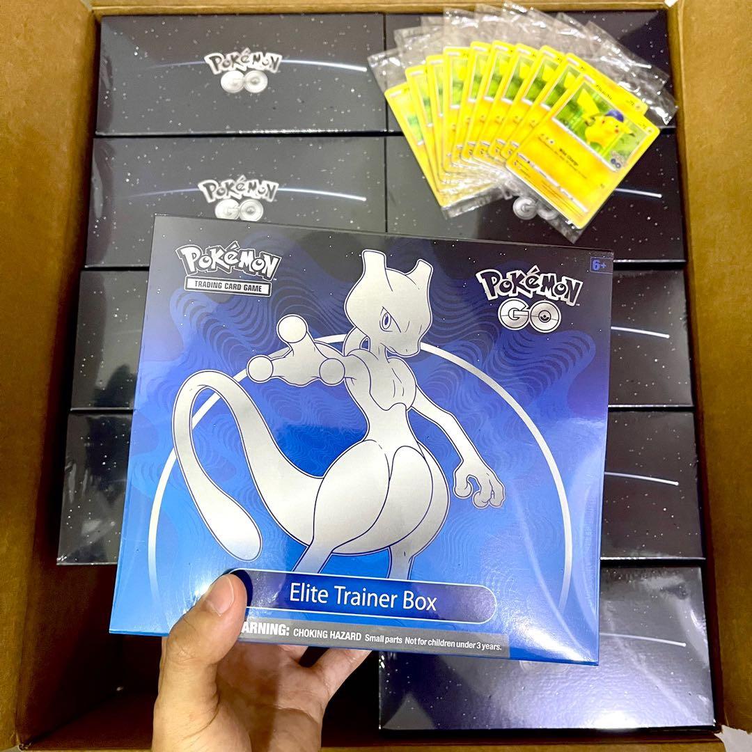 Pokemon TCG POGO Elite Trainer Box (ETB) + Pikachu Promo, Hobbies