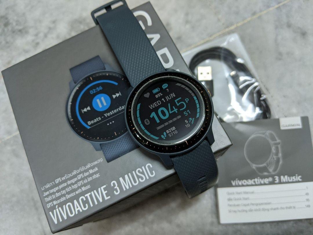 Garmin vivoactive 3 granite blue outlet