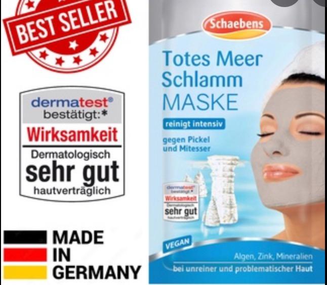 5 x 15ml Schaebens Cleansing Mask Dead Sea Mask / Totes Meer Maske New