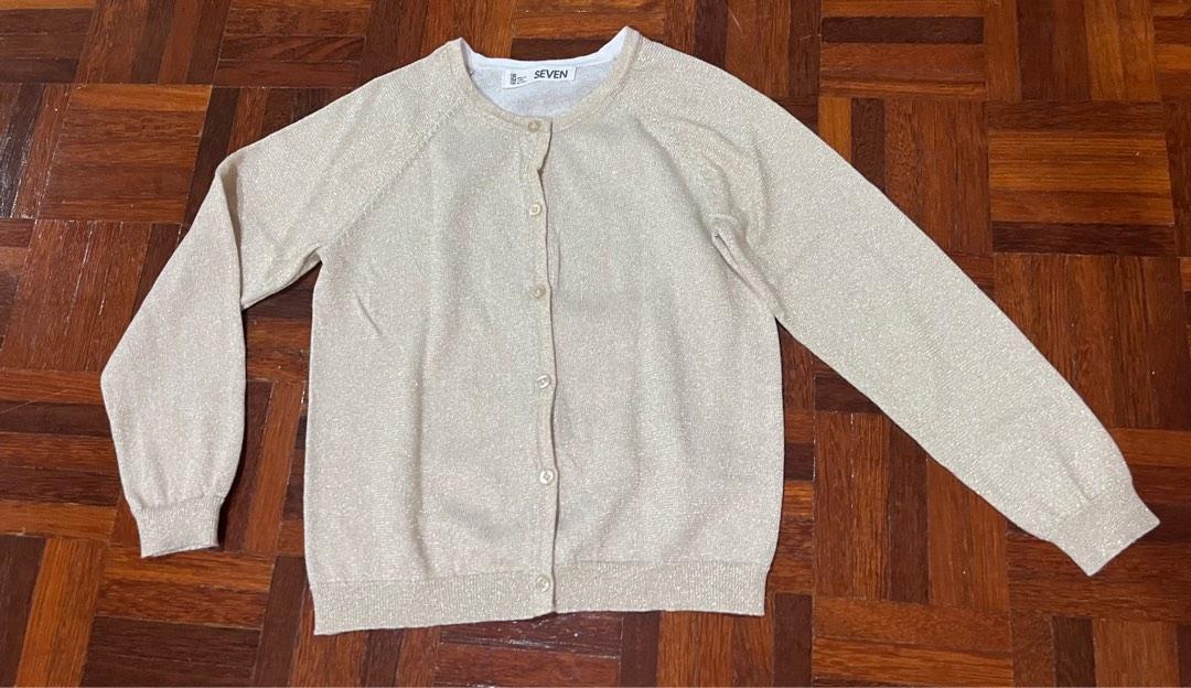 Gold shimmer sweater cheap