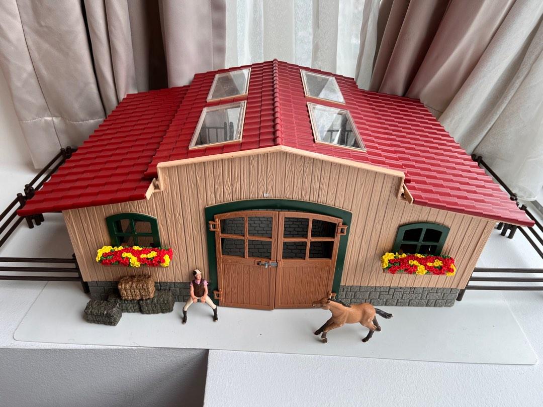 Schleich stable with accessories sales 42195