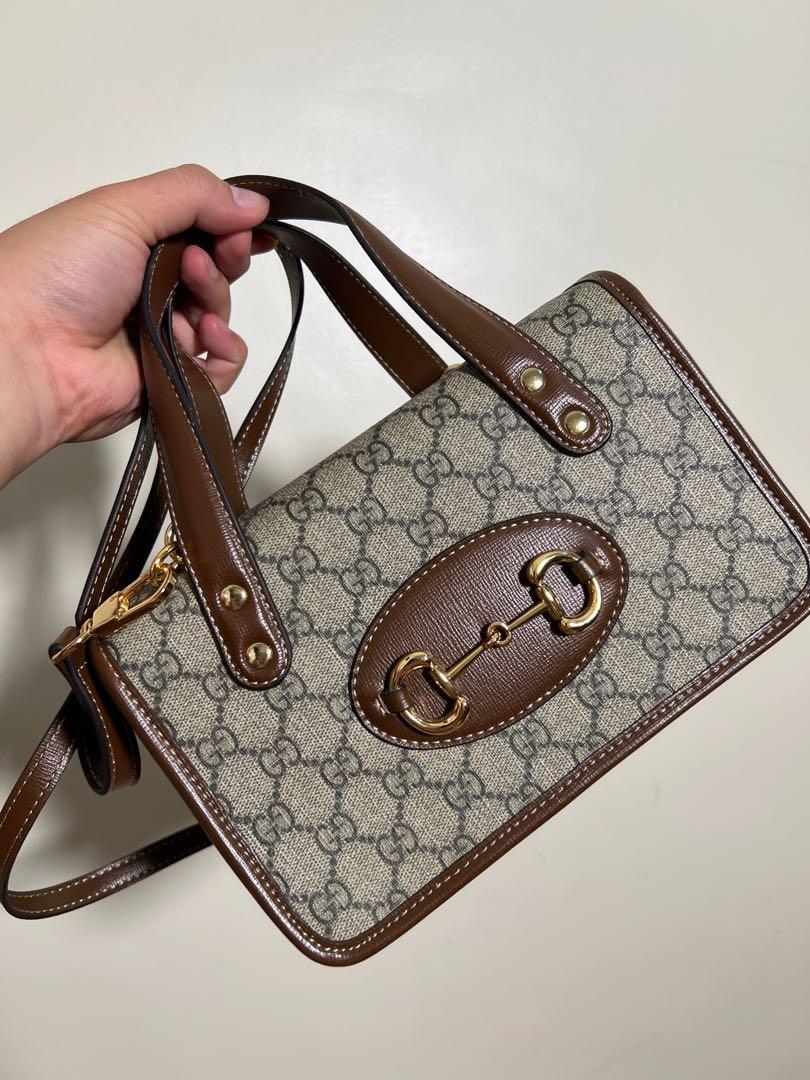 GUCCI Horsebit 1955 Top Handle, Luxury, Bags & Wallets on Carousell