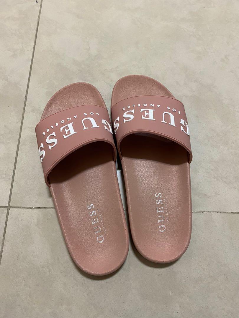 Guess clearance slides pink