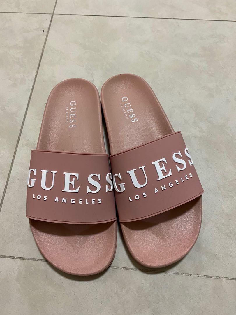 Guess womens sliders discount