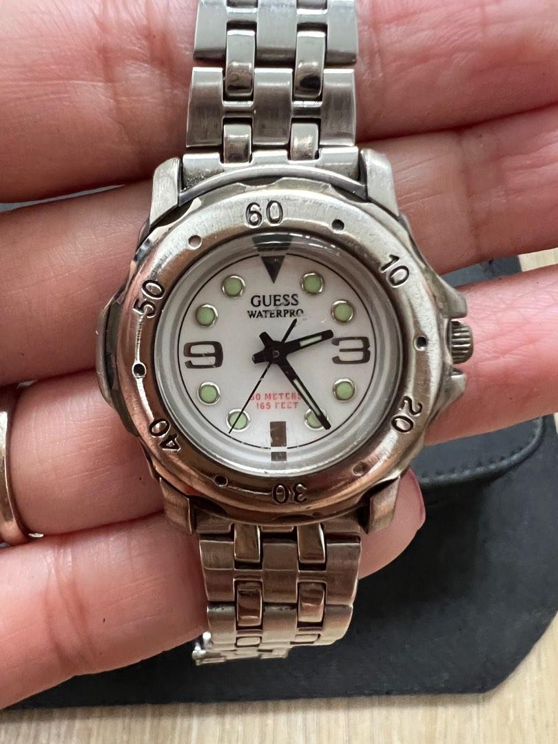 Reloj guess waterpro sale 50 meters 165 feet