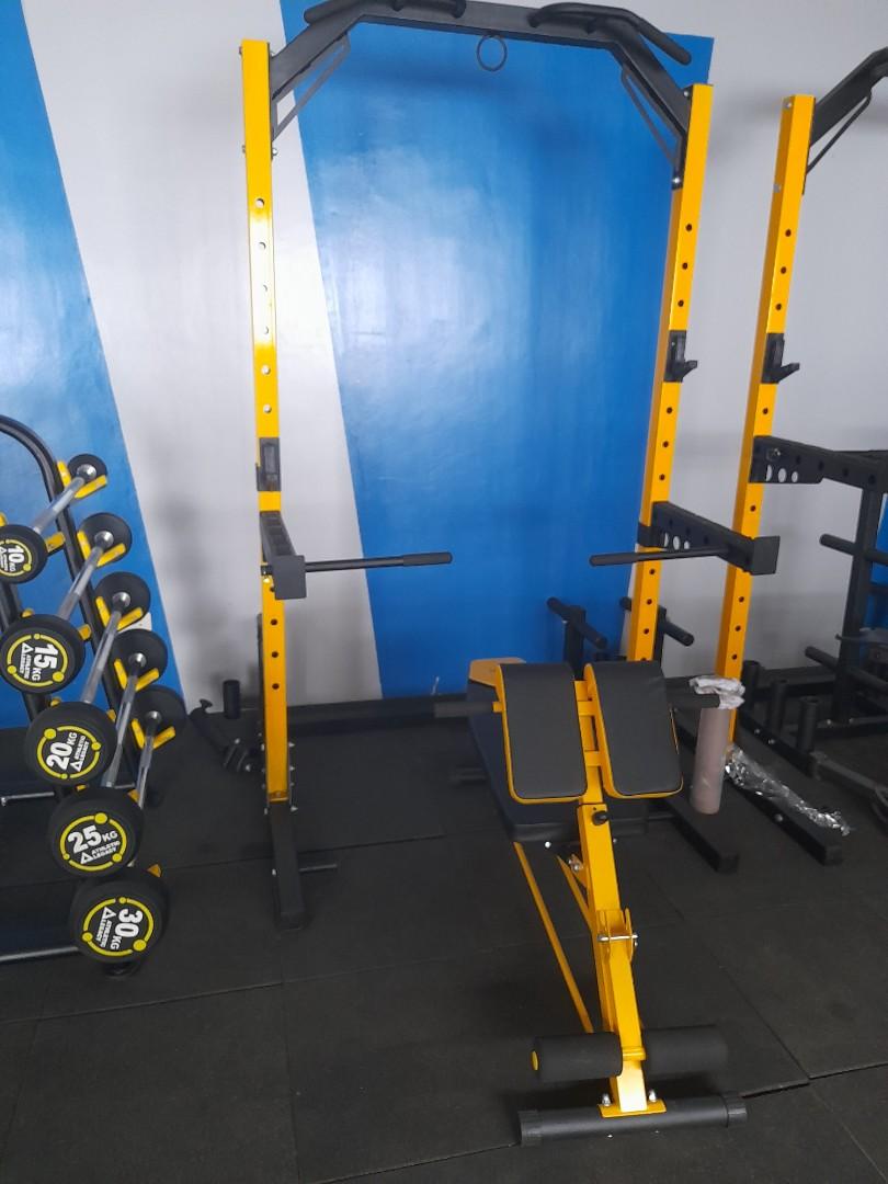 Half Power Rack Home Gym, Sports Equipment, Exercise & Fitness, Cardio