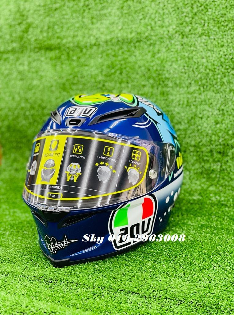 HELMET AGV ROSSI MISANO Auto Accessories on Carousell