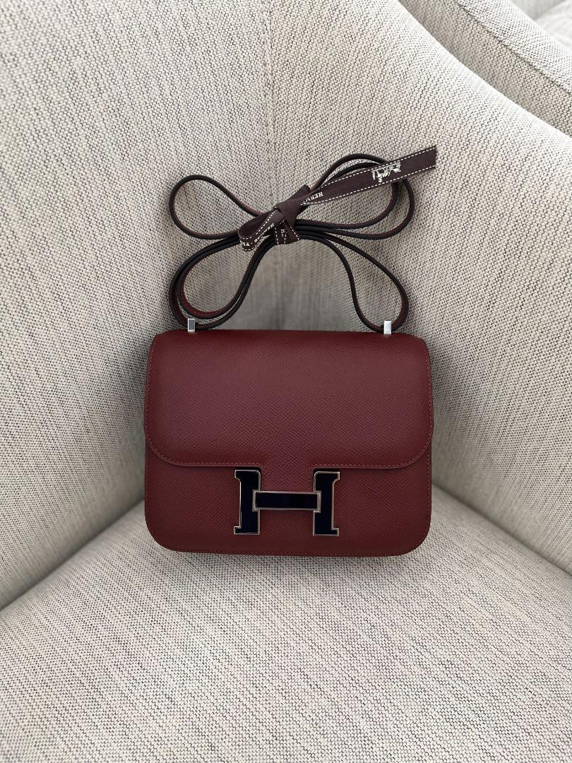 Hermes Constance Epsom H Bleu Nuit 24 Rouge - US