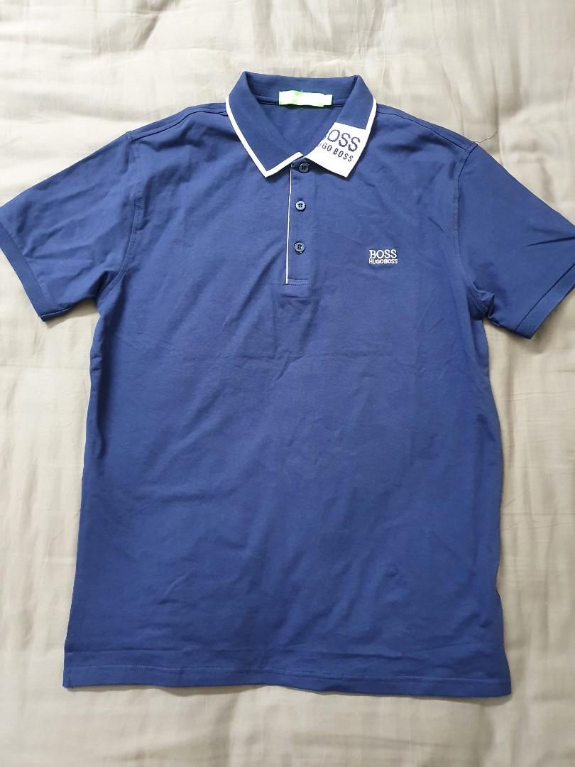 Hugo Boss Polo TShirts (Green, Blue or White), Men's Fashion, Tops