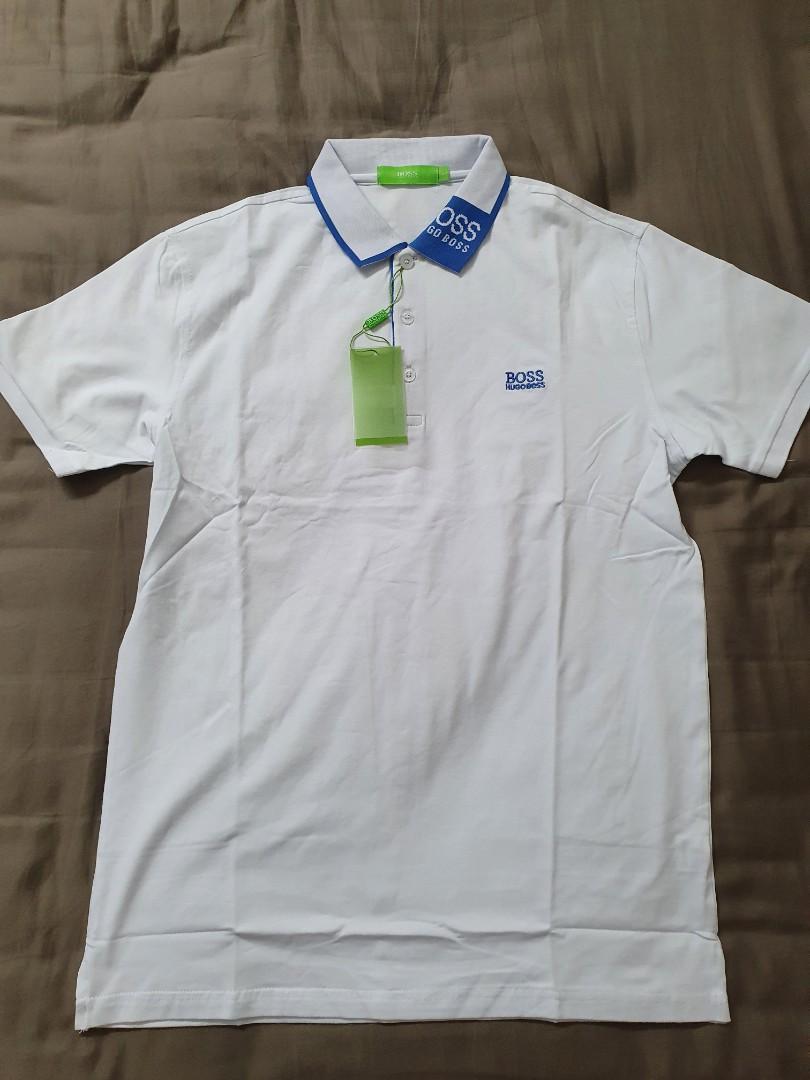 Hugo Boss Polo TShirts (Green, Blue or White), Men's Fashion, Tops