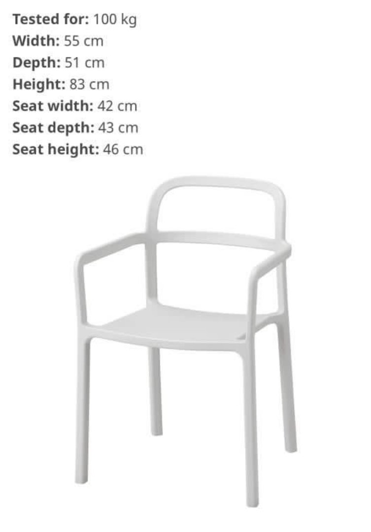 IKEA Chair Ypperlig, Furniture & Home Living, Furniture, Chairs on
