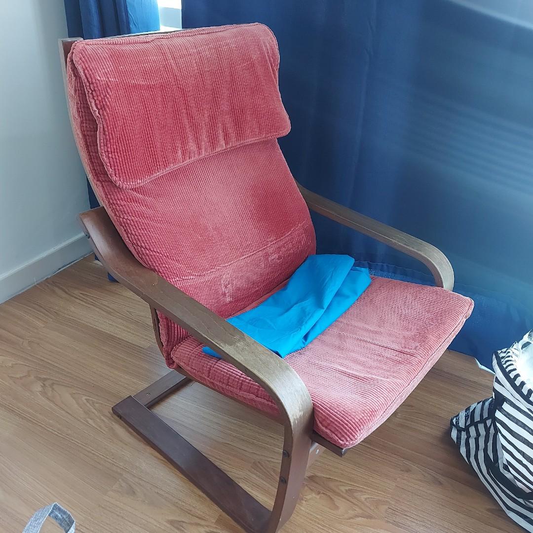 Ikea Poang chair, Furniture & Home Living, Furniture, Chairs on Carousell