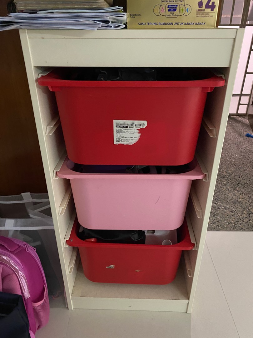 Ikea storage (toy box), Furniture & Home Living, Furniture, Shelves