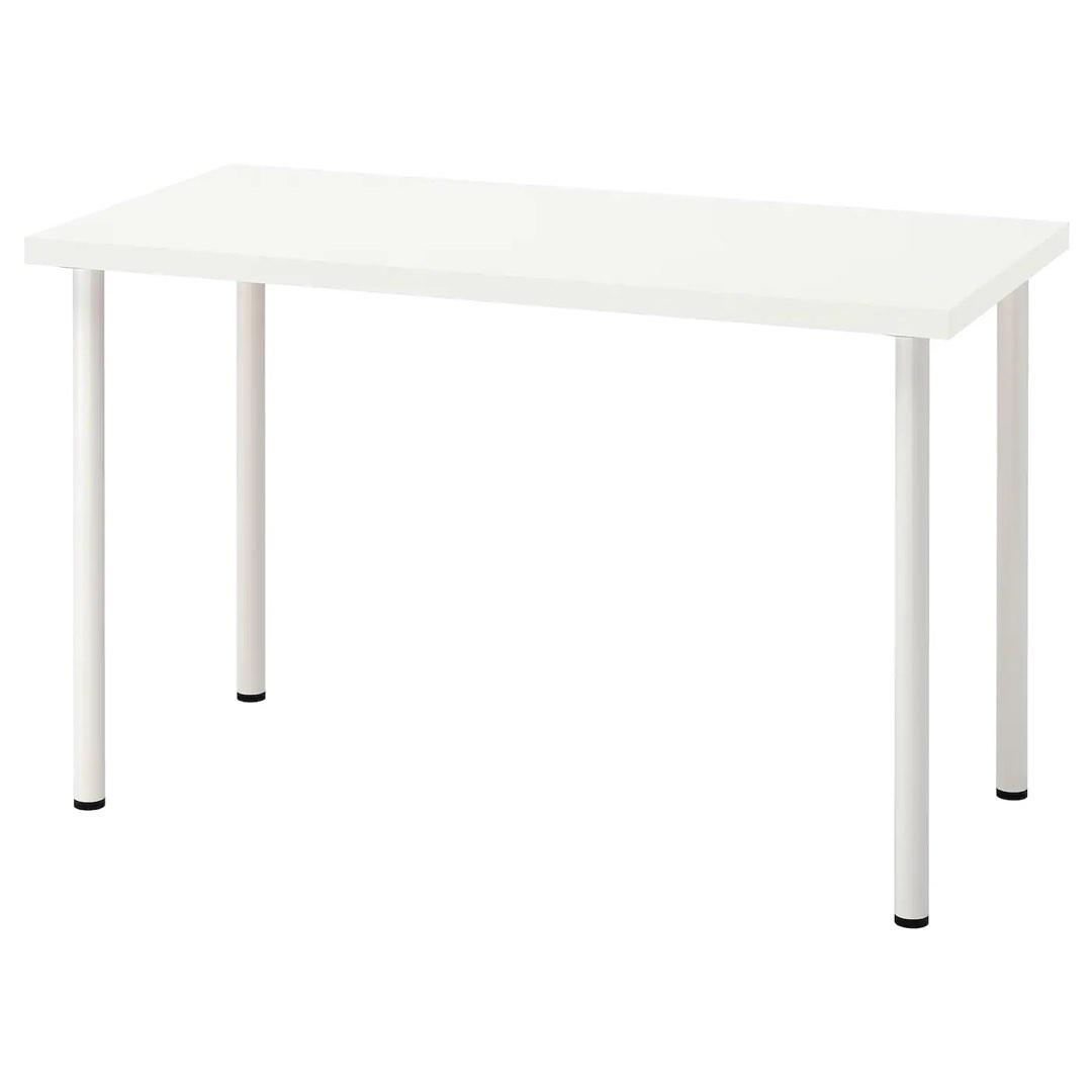 IKEA Study Table White 120cm, Furniture & Home Living, Furniture
