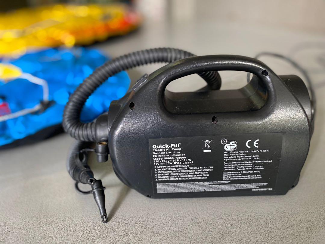 Intex Quickfill electric air pump, TV & Home Appliances, Other Home