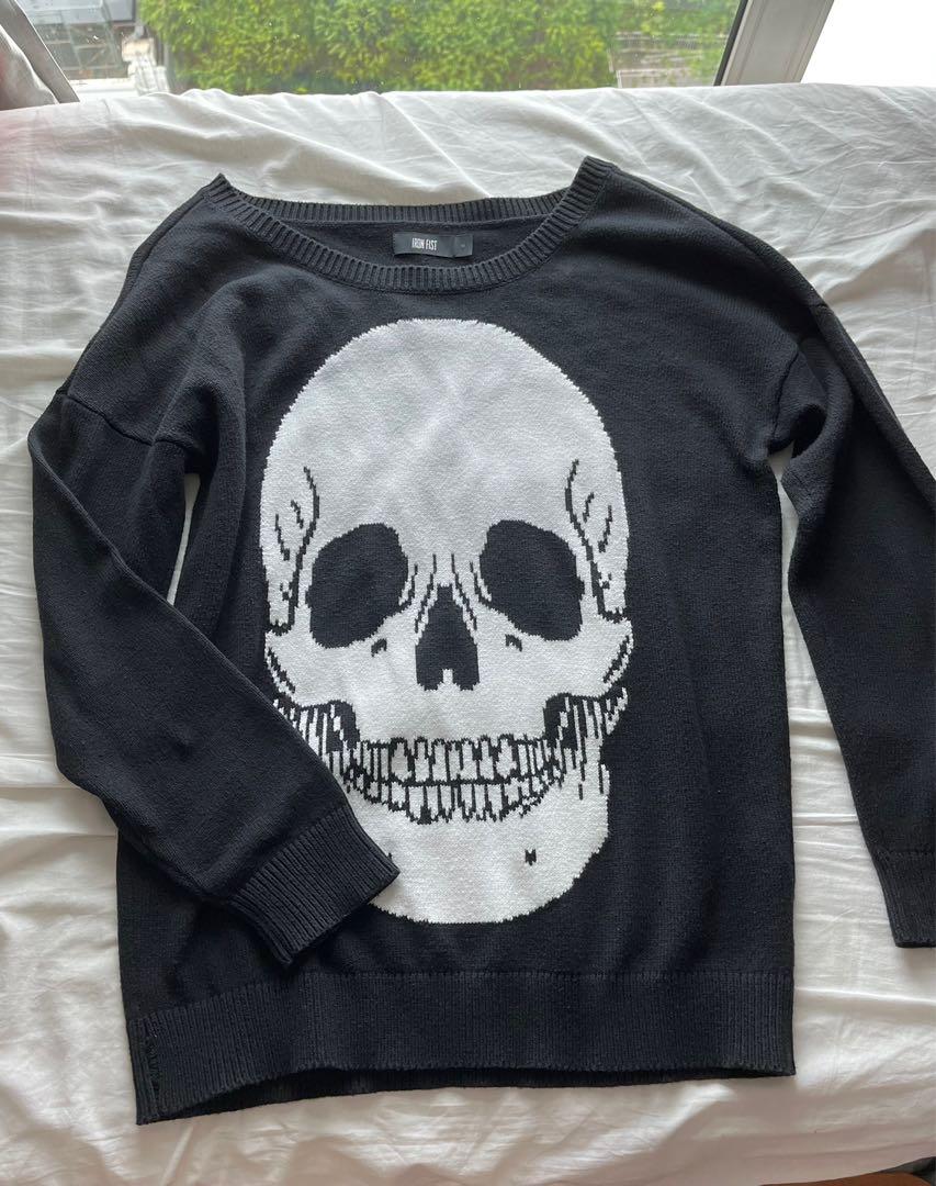 Iron fist skull sweater online