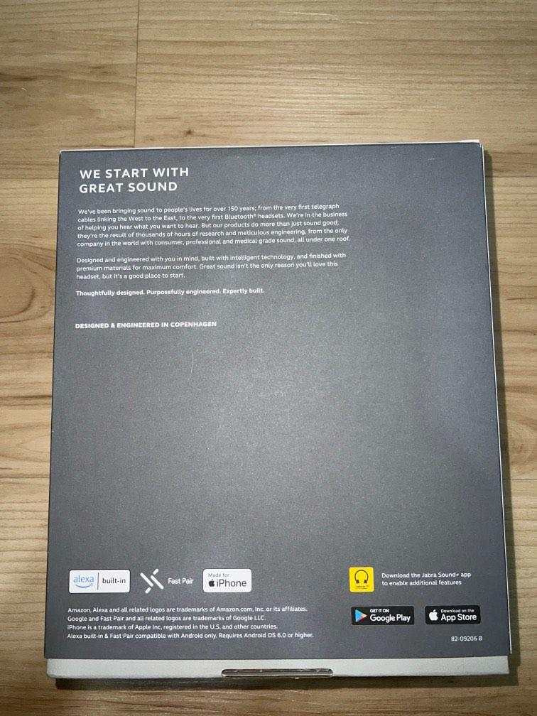 Jabra Evolve2 75 USBC UC with Charging Stand Black, Audio