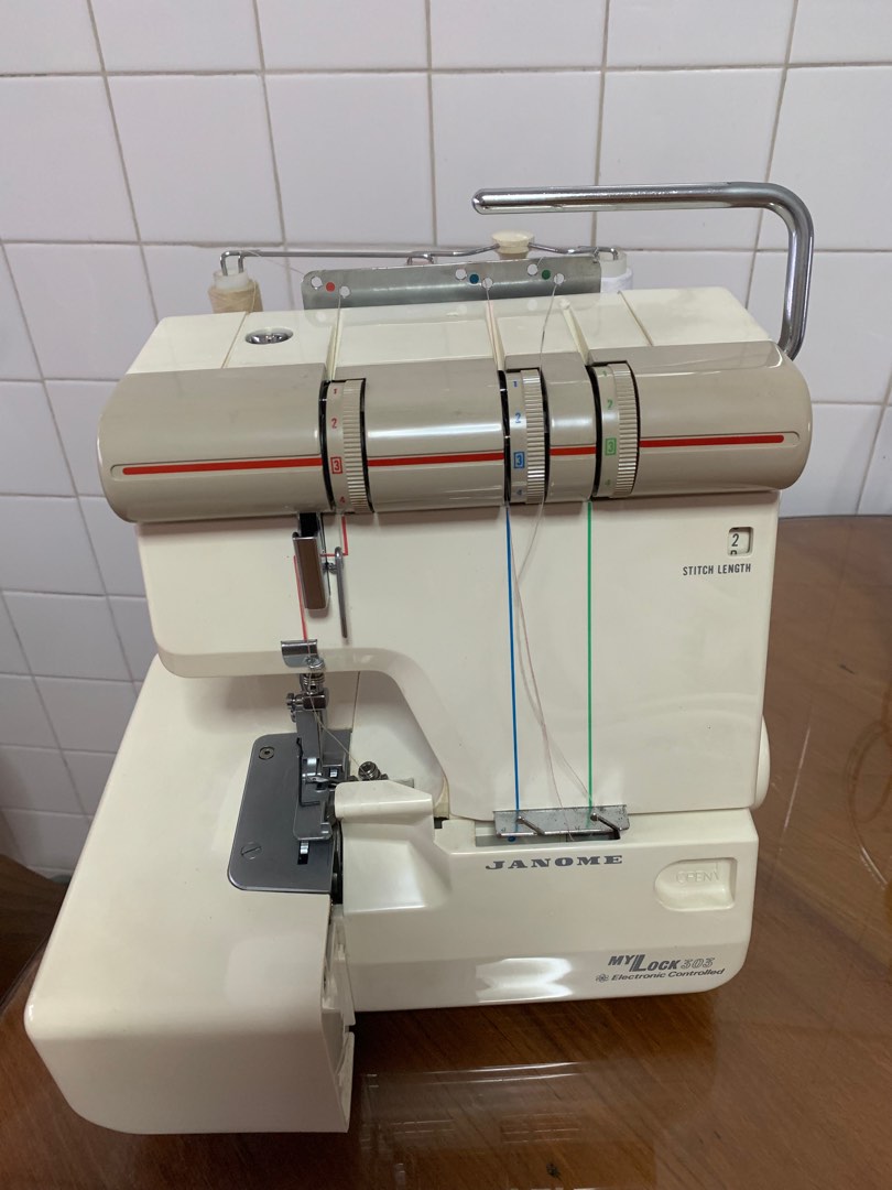 Janome MyLock 303 Overlocker (Japan), Hobbies & Toys, Stationery ...