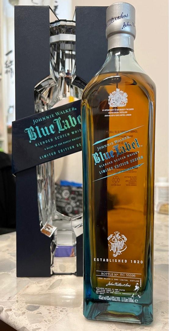 Johnnie Walker Blue Label Limited Edition Design, 嘢食 & 嘢飲, 酒精飲料 Carousell
