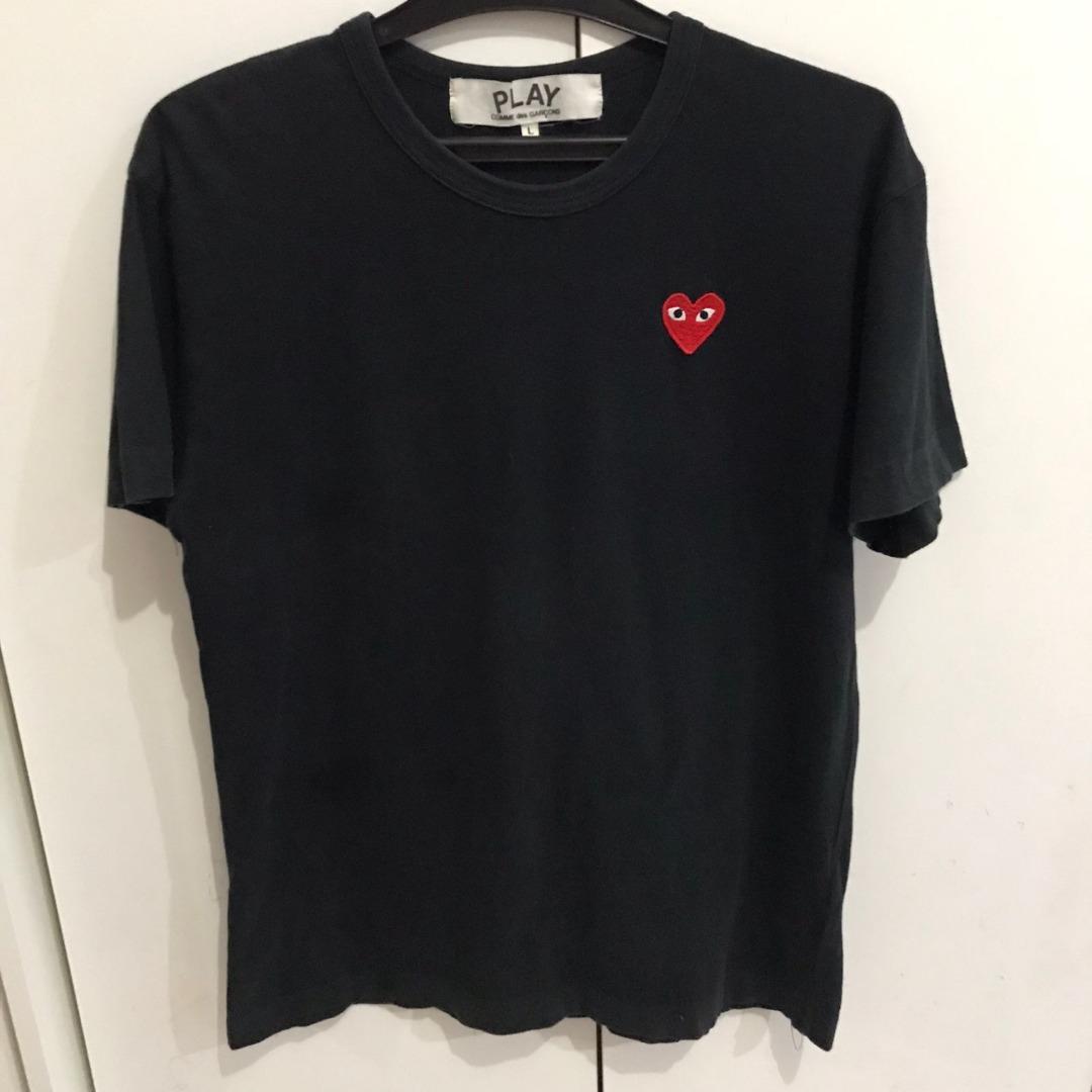 Kaos Baju Play CDG Comme des garcons red heart tee Original bukan kww