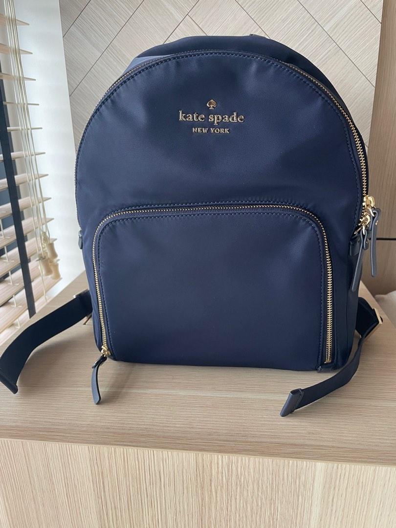 Kate Spade Watson Lane Hartley backpack in Navy Blue