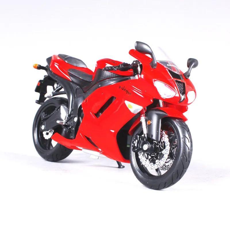 Kawasaki Ninja ZX-6R Red Motorcycle [Scale 1:12] 川崎忍者ZX-6R 