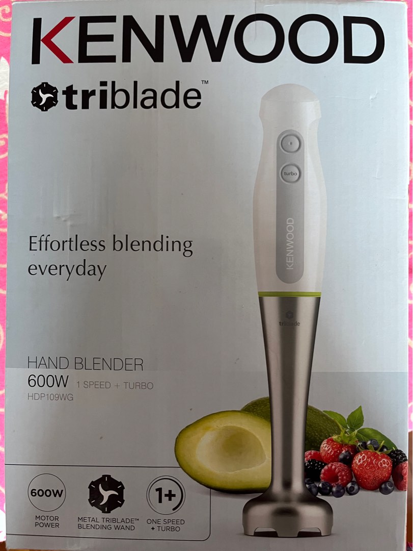 Kenwood Triblade Hand Blender 600W, TV & Home Appliances, Kitchen