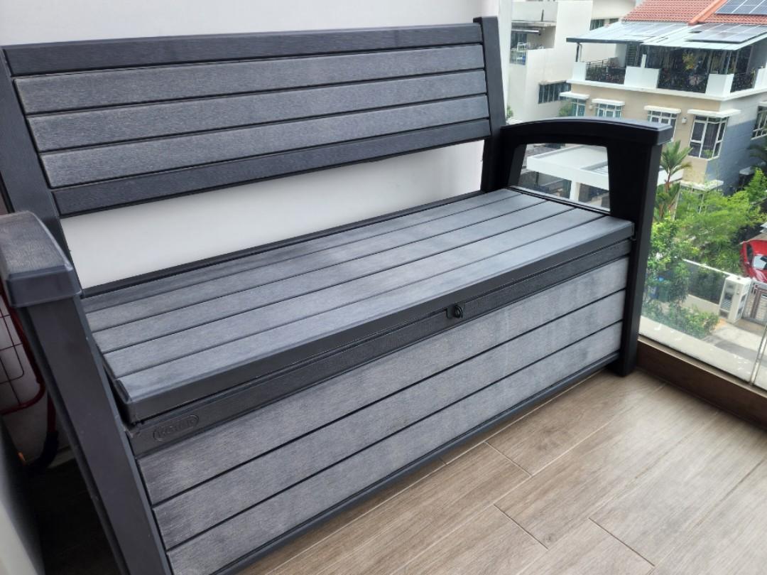 Keter Hudson 60 Gallon Storage Bench