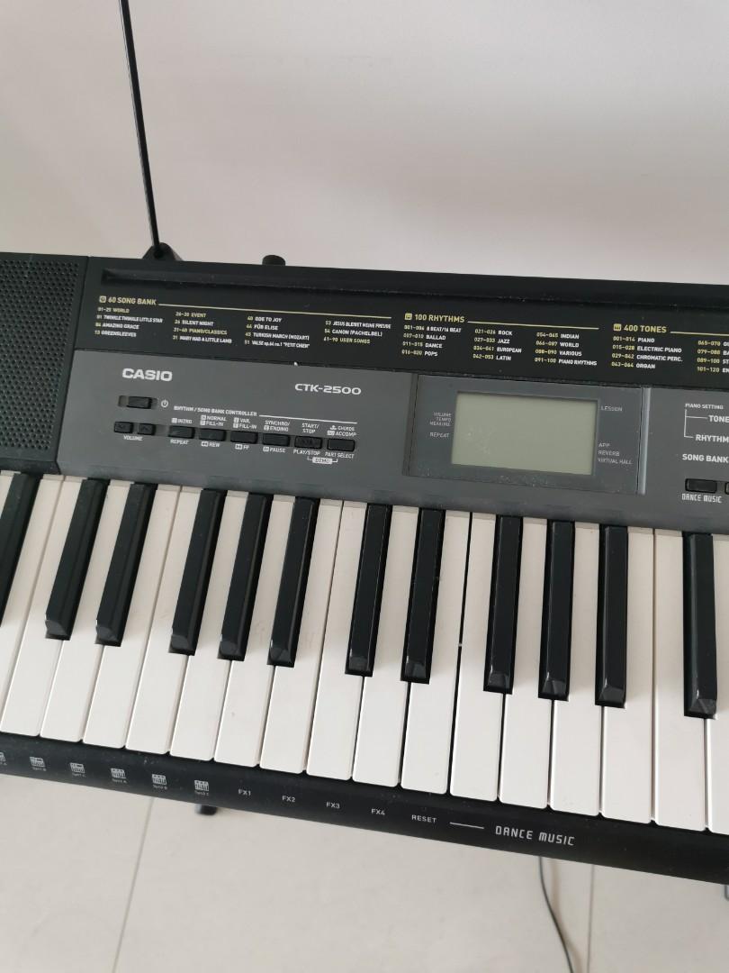 KEYBOARD CASIO CTK-2500, Audio, Other Audio Equipment on Carousell