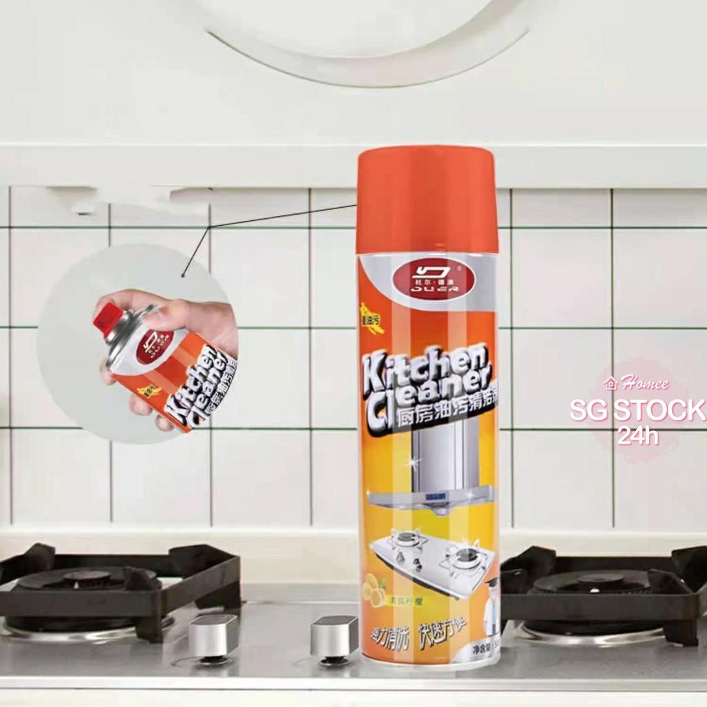 Kitchen Grease cleaning foam spray lemon scent, Furniture & Home Living