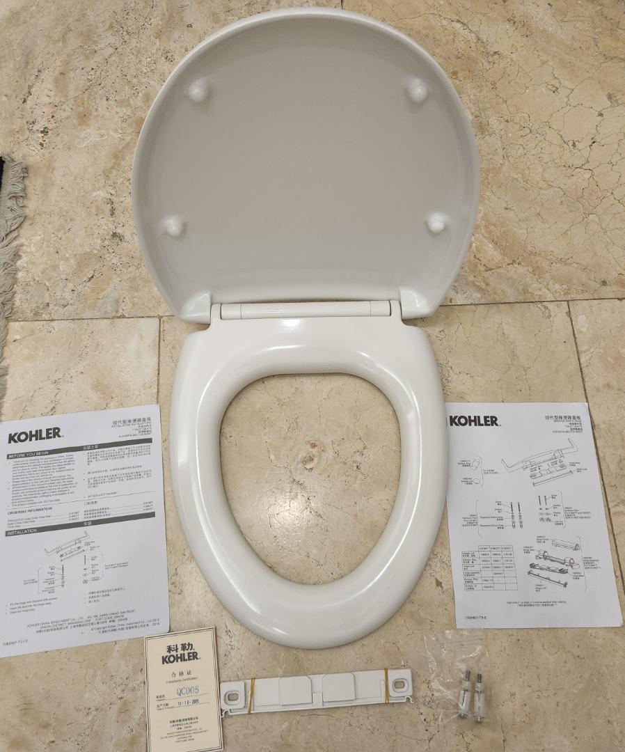 KOHLER Presquile Soft Close Toilet Seat, K8798T0, Furniture & Home