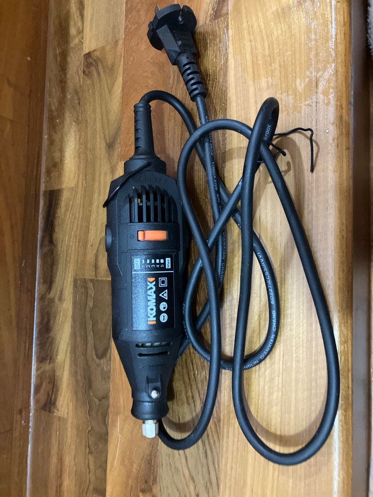 Komax grinder hand drill 220V, Hobbies & Toys, Stationery & Craft