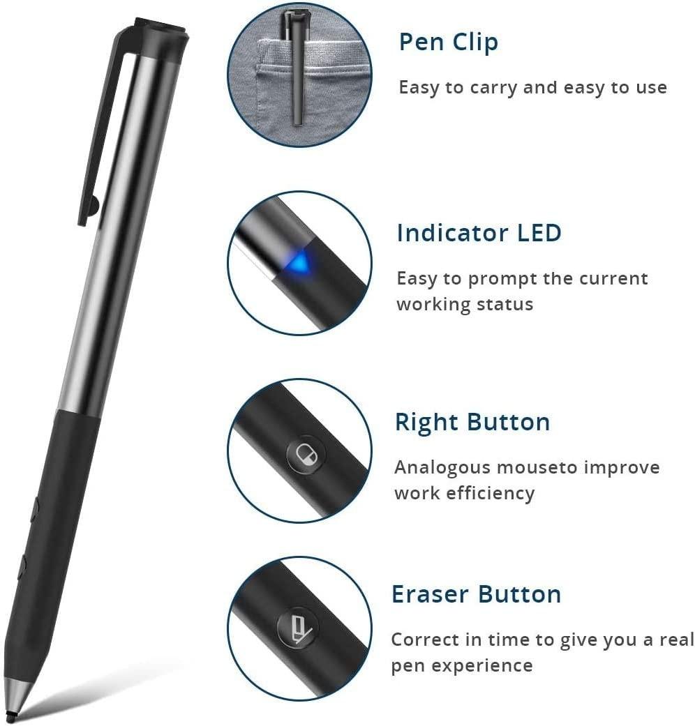 LACORAMO Stylus Pen with 4096 Pressure Sensitivity 500 Hours Continuous