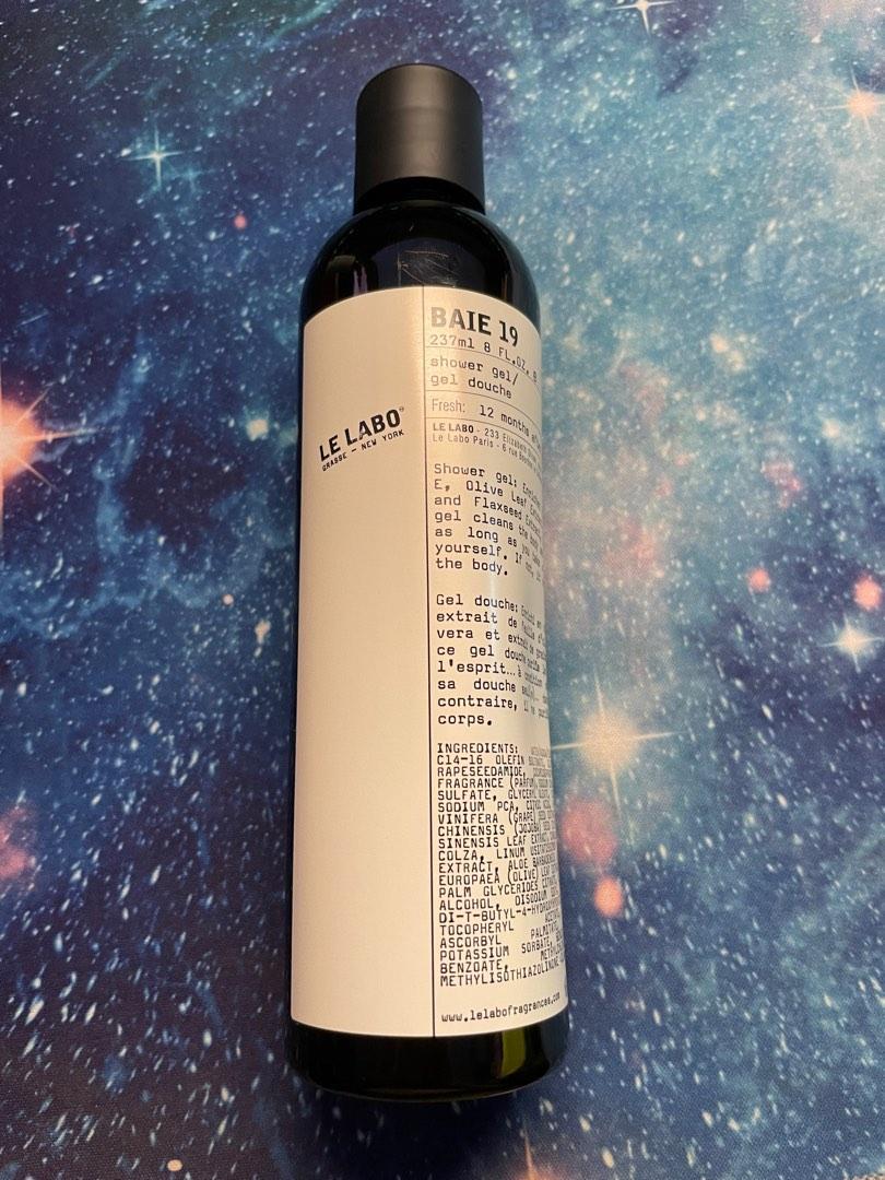 LE LABO Baie 19 Shower Gel 237ml, Beauty & Personal Care, Bath & Body, Bath on Carousell