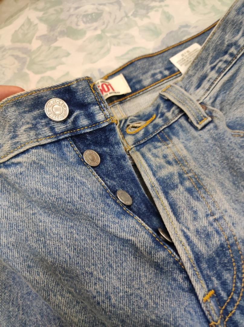 LEVI'S ORIGINAL 501 Straight Leg Button-Fly, Men's Fashion