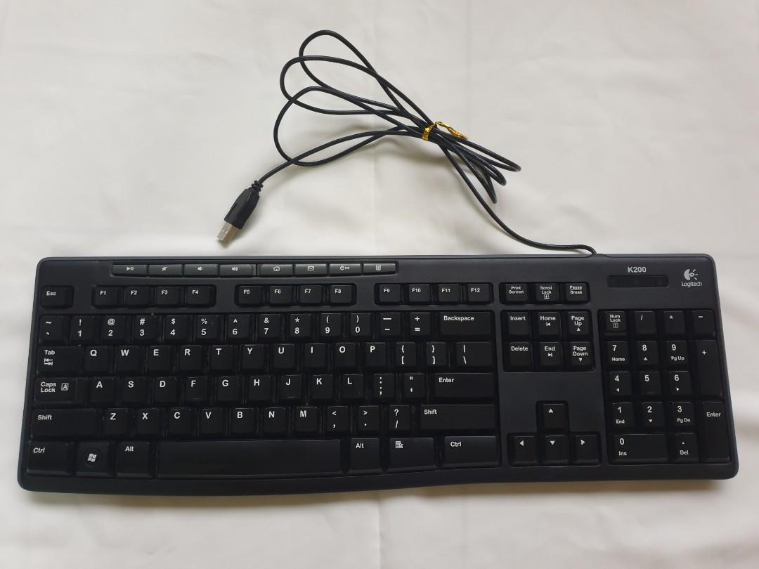 Teclado logitech outlet k200
