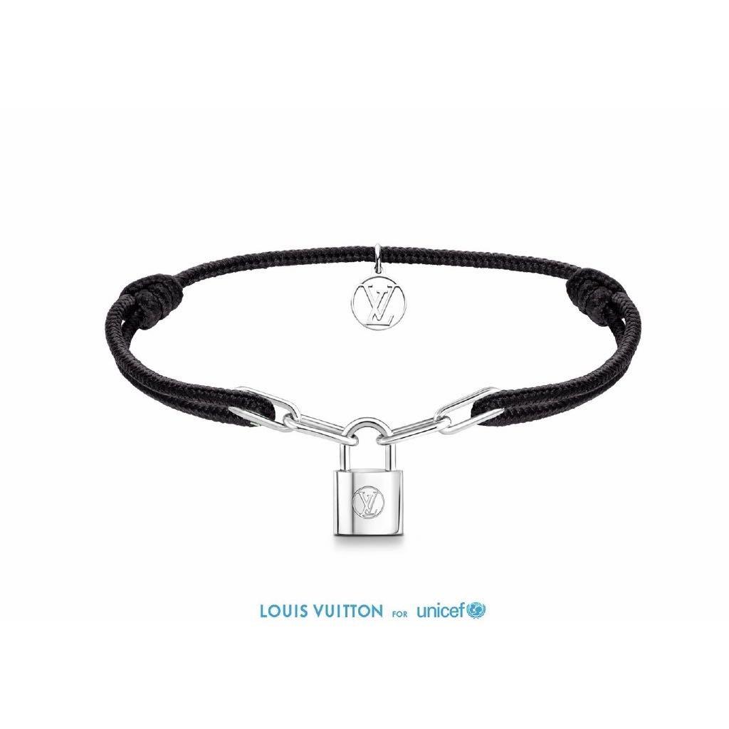 Silver Lockit X Doudou Louis Bracelet, Recycled Silver And Cord