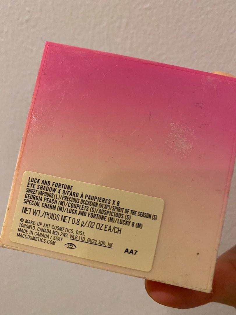 MAC Luck & Fortune Eyeshadow x9, Beauty & Personal Care, Face, Makeup