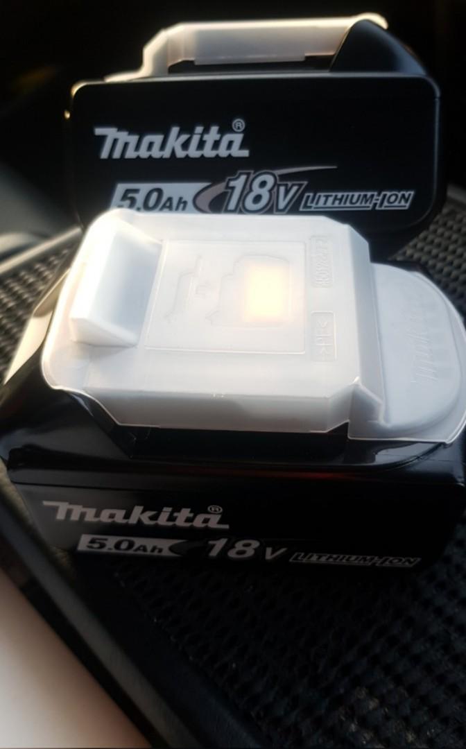 makita battery 5.0ah 18v, Furniture & Home Living, Home Improvement