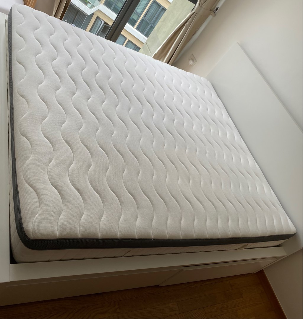Mattress KING Fillan IKEA, Furniture & Home Living, Furniture, Bed