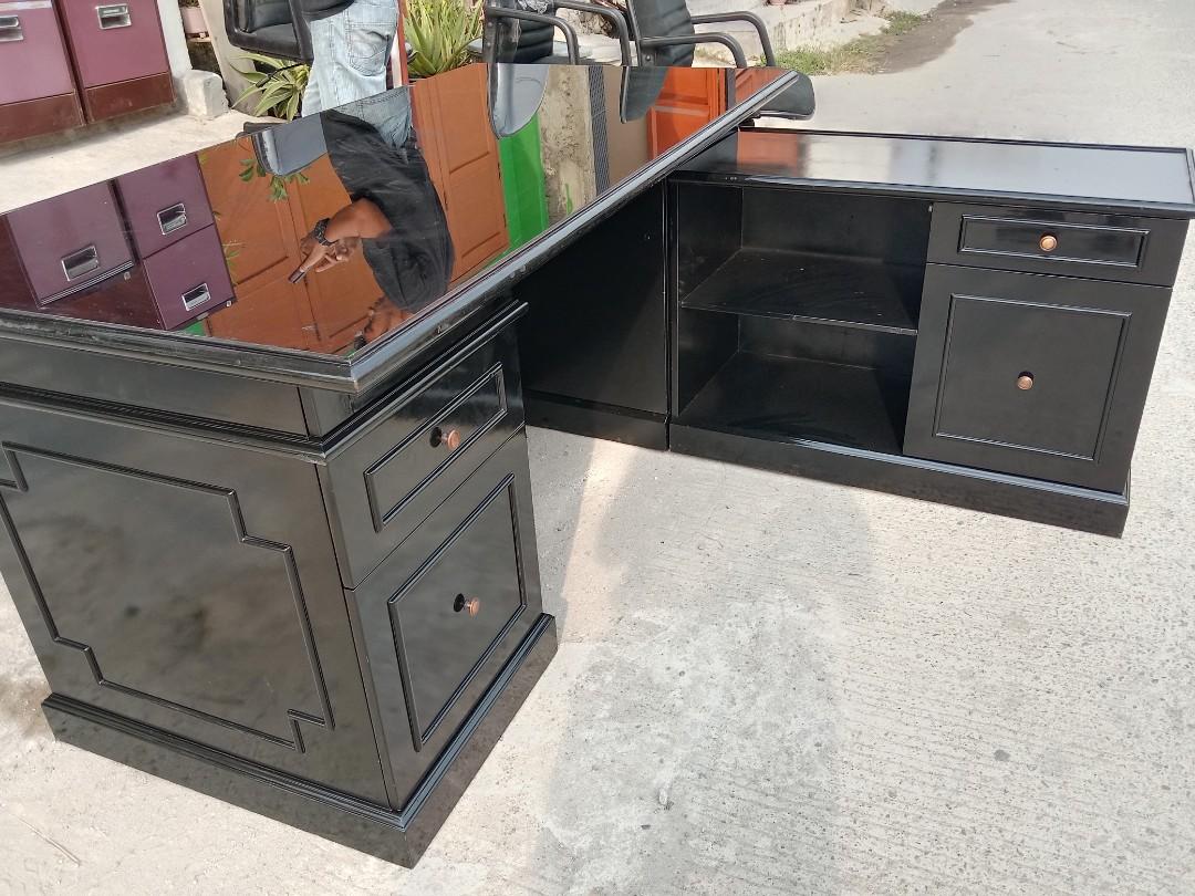 Meja later L knock down, Perabotan Rumah di Carousell