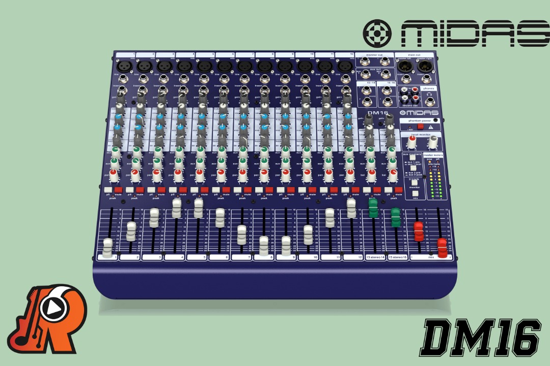 Midas DM16 16-channel Analog Mixer, Audio, Soundbars, Speakers ...