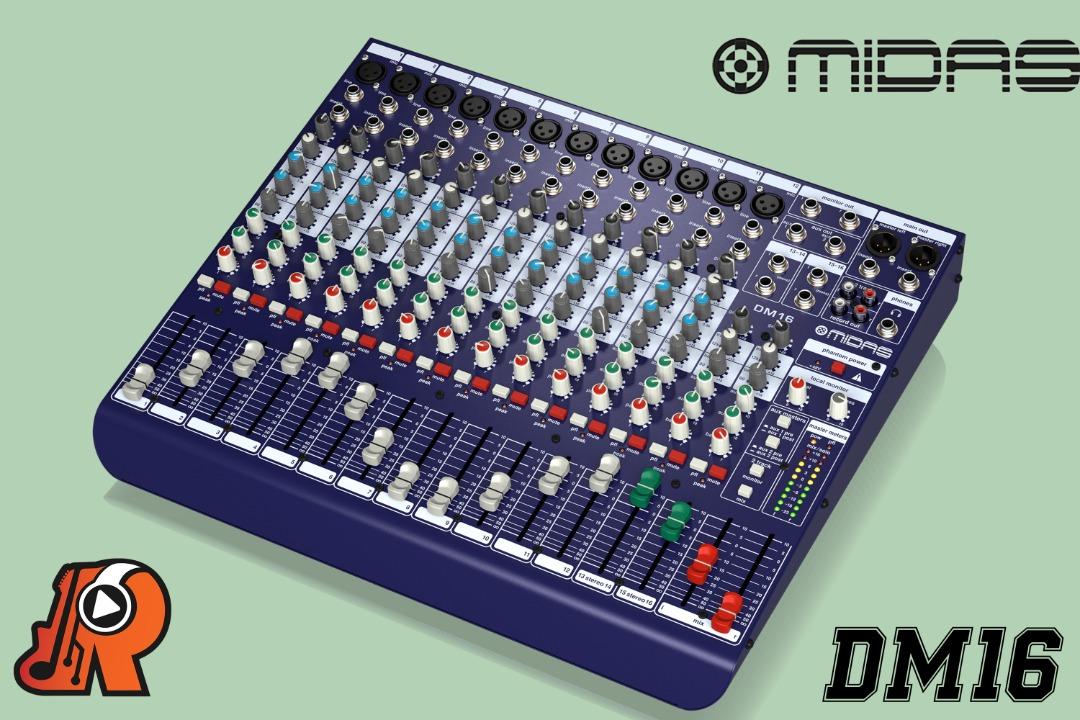 Midas DM16 16-channel Analog Mixer, Audio, Soundbars, Speakers