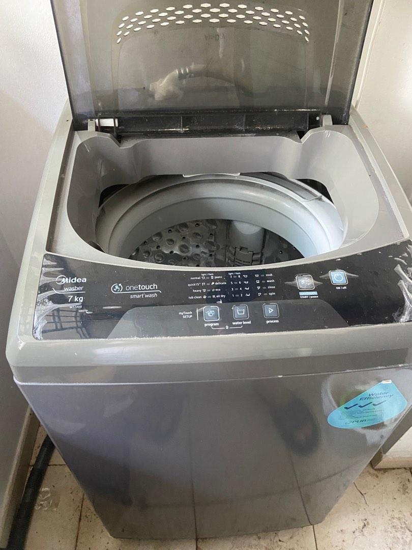 Midea 7kg top load washing machine, TV & Home Appliances, Washing