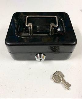 Mini Jewelry Box, Cash Box Organizer with Keys